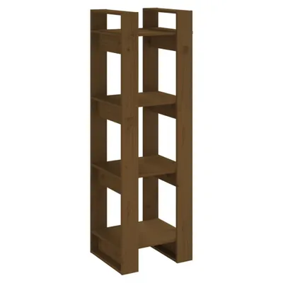 Obrázok produktu pre vidaXL Regál / Rozdeľovač izieb Honey Brown 41x35x125cm Masívne borovicové drevo