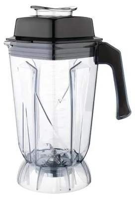2,5-Liter-Blenderkan aus BPA-freiem Kunststoff, hitzebeständig, transparent