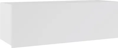 A white cabinet shown from a slight angle against a white background.
