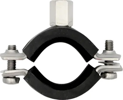 Produktbild von Edelstahl Rohrschelle 3/4 Zoll 25-30mm V4A Rohrhalter Rohrbefestigung