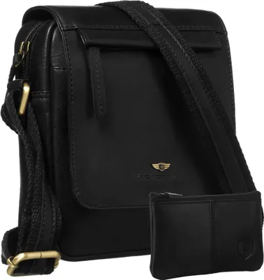 Produktbild von PTN 512-TUM-0550 Schwarze Ledertasche