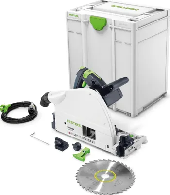 Produktbild von Festool Tauchsäge TS 75 EBQ-Plus, incl. Kreissägeblatt, Zubehör, Systainer