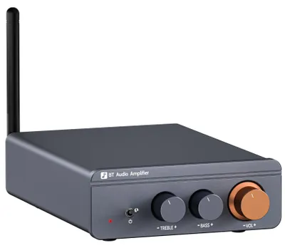 Productafbeelding van Stereo versterker Bluetooth 5.4 - 2 x 300 W - Tpa3255 - Zilver