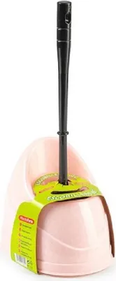 Produktbild von PlasticForte Toilettenburste - rosa schwarz - Kunststoff - 45 cm
