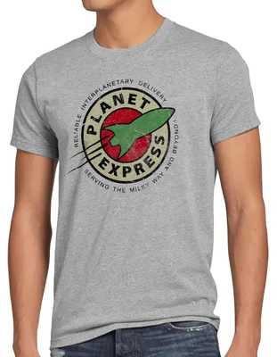 Produktbild von style3 Planet Express Herren T-Shirt Prof. Farnsworth intergalactic delivery