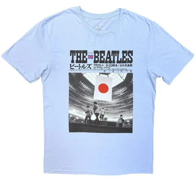 Produktbild von The Beatles At the Budokan Light Blue L T-Shirt