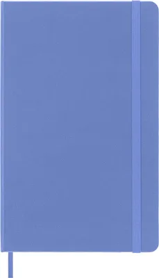 Immagine prodotto di Moleskine - Classic Notebook, Taccuino a Righe, Copertina Rigida e Chiusura ad Elastico, Formato Large 13 x 21 cm, Colore Blu Ortensia, 240 Pagine