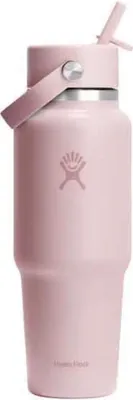 Produktbild von Hydro Flask 32 Oz Wide Flex Straw Travel Bottle rosa