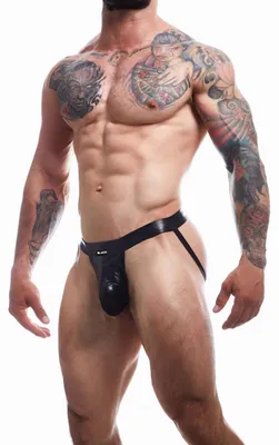 Image de CUT4MEN Ergonomic Jockstrap (Noir), hommes XL