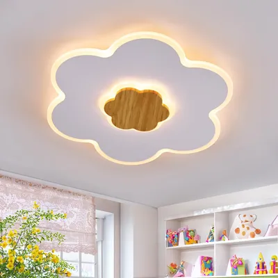 Produktbild von Dimmbare LED-Deckenlampe Blumenform für Kinder