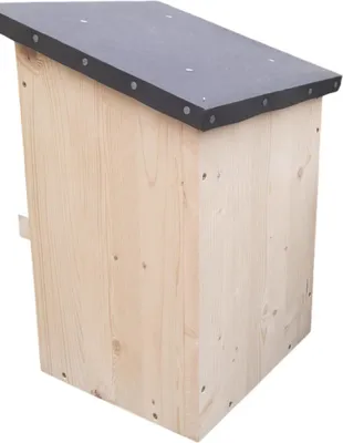 Produktbild von Entenhaus für Schellenten fertig montiert