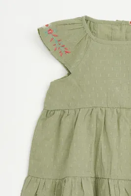 Immagine prodotto di Abito da bambina – Taglia 110 – Verde – 100% cotone – Alla moda e ideale per tutti i giorni