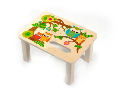 Produktbild von Zimmerdekoration Fußbank Eule BxLxH 330x245x175mm NEU