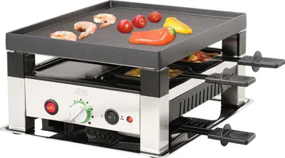 Image de SOLIS Gril de table For Four 5-in-1 Type 791 1400Watt Acier inoxydable