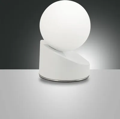 Produktbild von Fabas Luce LED Tischleuchte Gravity Ø100mm 5W Warmweiß Weiß dimmbar