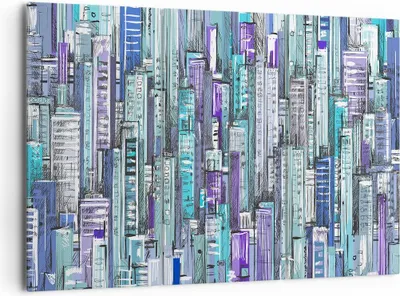 Produktbild von Bild auf Leinwand - Leinwandbild - Abstraktion modern - 165x110cm - Wand Bild - Wanddeko - Leinwanddruck - Bilder - Kunstdruck - Wanddekoration - Leinwand bilder - Wandkunst - CE165x110-3857