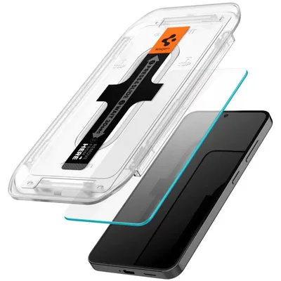 Obrázek produktu pro Spigen GLAS.tR EZ Fit HD, Samsung, Galaxy S24 (2024), Prachuodolný, Odolné proti poškrábání, Průhledná, 2 kusů