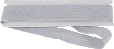 Produktbild von Schrägband, 2cm breit, 3m Hellgrau