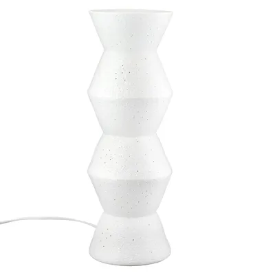 Obrázok produktu pre Stolná lampa Gilde, Sapporo , porcelán, biela, VE 1, V. 46 cm, D. 15 cm Výška: 45,50 cm Priemer: 15,00 cm 57814