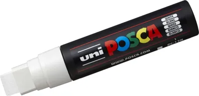 Zdjęcie produktu dla Flamastry POSCA PC-17K białe 5 sztuk