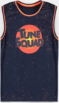 Produktbild von Difuzed - Basketball-Shirt Herren - Space Jam »Tune Squad« (schwarz) T-Shirt Trikot S