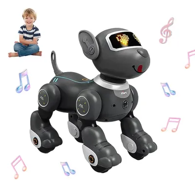 Produktbild von Roboter Hund Kinder Ferngesteuerter Spielzeug - Interaktiver Anfassen und Folgen Roboterhund, programmierbarer Tanz Musik RC für Mädchen 3-12 Jahren