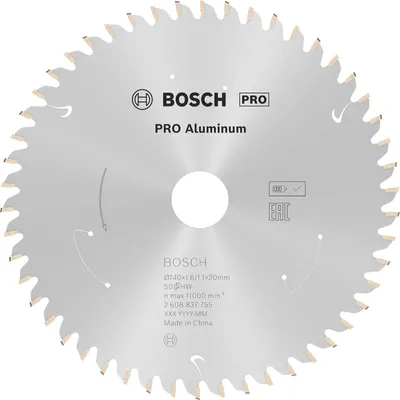 Productafbeelding van PRO aluminium zaagblad voor accu-cirkelzaag, 140 x 1,6 x 20 mm