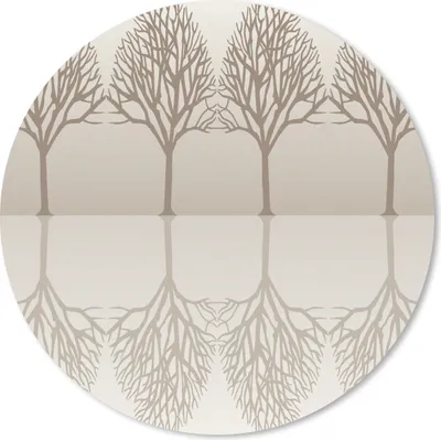 Produktbild von MuchoWow® Mauspad Mousepad Design - Bäume - Wald 50x50 cm - Mousepads - Maus Mat - Pad - Mausunterlage - Vinyl