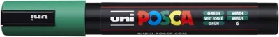 Productafbeelding van UNIBALL Marker UNI POSCA PC-5M, groen – Voordelige set van 6 stuks