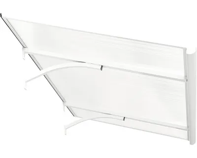 Obrázek produktu pro Vchodová stříška GUTTA Standard 1200 x 850 mm bílá