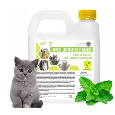 Zdjęcie produktu dla ISOKOR | Anti Urine Cleaner 2 L | Odour & Stain Remover | Naturalny środek czyszczący przeciwko kociemu moczowi i nieprzyjemnym zapachom