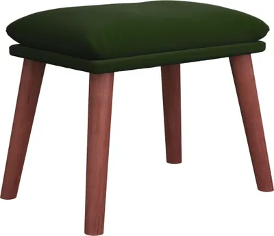 Obrázok produktu pre vidaXL Podnožka tmavozelená 45x29,5x35 cm Velvet