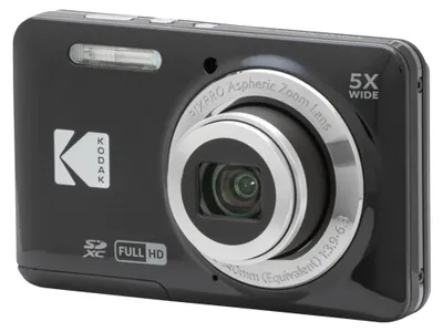 Image de Kodak PIXPRO FZ55, 16 MP, 4608 x 3456 pixels, CMOS, zoom optique 5x, Full HD, noir