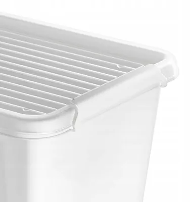 Produktbild von ORPLAST 1322 Aufbewahrungsbehälter mit Deckel Weiß 4,5L