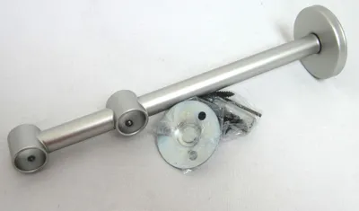 Produktbild von 1 Träger geschlossen 2-läufig für Stilgarnituren Ø 16 mm Metall Silber