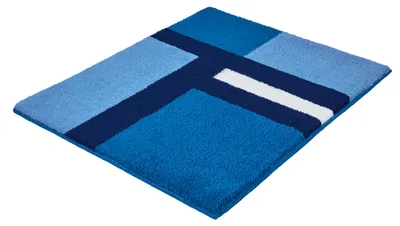 Produktbild von Kleine Wolke Badteppich ARIANA Royalblau 50 x 60 cm