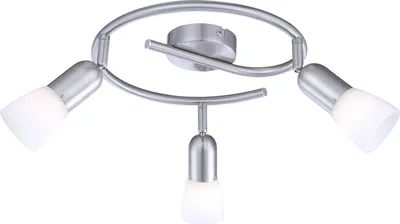 Produktbild von Globo Lighting Strahler Metall Nickel matt, 3x E14