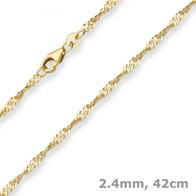 2-4mm-Singapurkette-aus-333-Gelbgold-42cm
