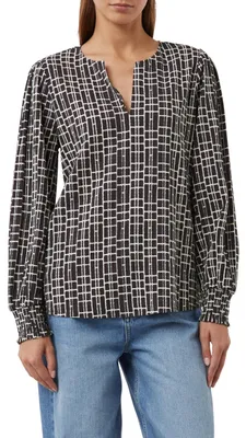 Productafbeelding van Comma blusshirt met lange mouwen