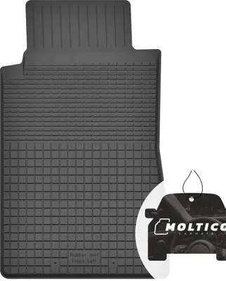 Produktbild von Fahrer Gummimatten mit Rand Auto Fußmatten Gummi Automatten Passgenau 1-teilig Set - passend für Mercedes SLK R172 2011-2019