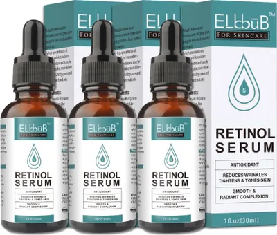 Produktbild von Gesichtsserum mit Retinol Serum Anti-Falten Anti-Aging, 3x 30ml Retinol