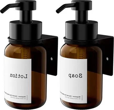 Produktbild von Wandseifenspender Glas 250ml für Handseife oder Shampoo