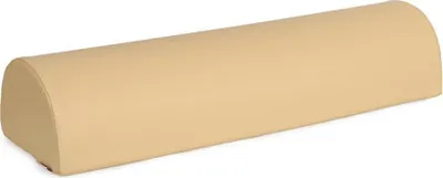 Produktbild von Habys Lagerungsrolle Halbrund, Knierolle, Nackenkissen, Nackenrolle, Lagerungskissen für Massage und Therapie, Kniehalbrolle, 60x18x12cm Beige
