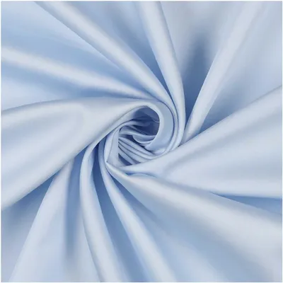 0,5m Baumwoll-Satin Baumwollstoff Satinstoff Meterware unifarben Oeko-Tex zertifiziert hellblau