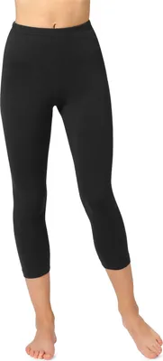 Produktbild von Bellivalini Damen 3/4 Leggings aus Baumwolle BLV50-156 (Schwarz, S)