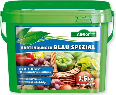 Produktbild von Allflor Gartendünger Blau Spezial 7,5 kg 15+6+12