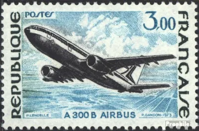 Produktbild von Briefmarken Frankreich 1973 Mi 1825 (kompl.Ausg.) postfrisch Airbus
