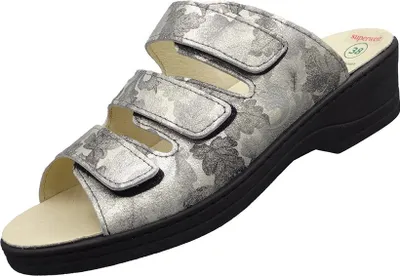 Produktbild von Algemare 4138 Pantoletten für Damen Metallic (Größe: 43)