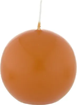 Produktbild von Kugelkerzen Karotte, Ø 70 mm, 12 Stück, dt. Kerzen in RAL Kerzenqualität, Kein rußen und tropfen
