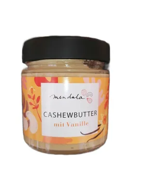 Produktbild von Mendula Cashewmus mit Vanille 180g